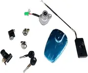 MZBZUTEDEE Motorcycle Ignition Switch Lock Sets Seat Power Door Locks Tank Cap Applies Fit for Suzuki GZ150-A GZ 150 150cc