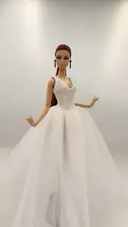 NEW 2 IN 1 Gown Outfit Dress new for Fashion royalty FR Silkestone 2 in 1
