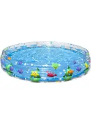 Kiddie Pool, 6 FT DIA x 14.96 IN Swimming Pool for Kids, Child, Swimming Pools