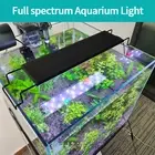 Full Spectrum Aquarium Light W/Timer Fish Tank Light Lamp 45CM Retractable Stand