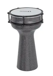 Mano Percussion Tunable Aluminum Darbuka 7¾" Black Pewter