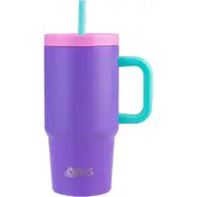 Oasis Stainless Steel Double Wall Insulated Jnr Commuter Travel Tumbler 700ml - Mermaid Purple