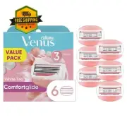 Gillette Venus ComfortGlide White Tea Razor Blade Refills for Women, 6-Pack