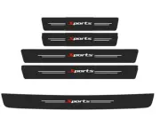Car Door Scuff Sill Cover Panel Step Trunk Protector Sport Style Stickers 5Pcs (for: Renault)