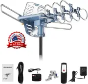 TV antena exterior motorizado amplificado 360 grado R 150 Millas HD 1080P Nuevo