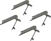 ULTECHNOVO Stainless Steel Freezer Shelf Clips 4 Pack Refrigerator Shelf Support Metal Clamp for Fridge