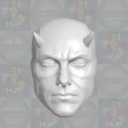 Classic Daredevil custom head for 1:6 1:10 1:12 1:18 Marvel action figures