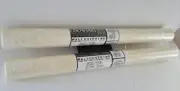 VINTAGE 4 EISENHART WALLPAPER ROLLS YELLOW BEIGE BLEND NOS SEALED PRE PASTED