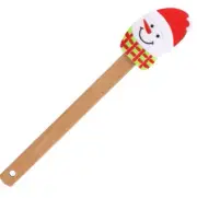 Silicone Spatula Snowman Shape Cute Holiday Cake Kitchen Scraper Gadget New