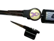 New Putter Mounted Divot Tool and Ball Marker - PINK RIBBON GOLD