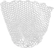 harayaa Fishing Net Replacement Netting Mesh Net Without Handle Fish Landing Net Replacement Silicone Net, 157cmx60cm