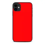Skins Decal Wrap for Apple iPhone 11 - Solid Red color