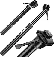 Cycling Seat Posts, Manual Dropper Seat Post Bike Hydraulic Dropper Seatpost,125mm Adjustable Hydraulic Dropper, Bicycl-e Dropper Seat Tube Hand-controlled Hydraulic For 30.9mm & 31.6mm Seatpost