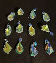 12 H&D HYALINE & DORA Crystal Suncatcher Hanging Prisms