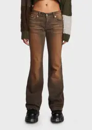 [Minga] Jen Overdye Flare Jeans