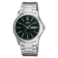 在飛比找PChome24h購物優惠-CASIO 城市經典紳士指針錶(黑)