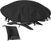 BBQ Cover Outdoor Waterproof BBQ Grill Cover for Weber Q2000, Q2200, Q2400, Q200, Q220 and More BBQ Models, Fits Weber Q2000 and Q200 Series Gas Grill Barbecue Cover - 83.8x50.8x38.1CM