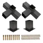 Pergola Brackets Post Base Practical Pergola Kit for Gazebos Patios Gardens