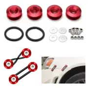 Aluminum Quick Release Fasteners Bumper Car Trunk Fender Hatch Lids Kit