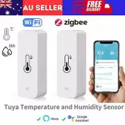 Tuya WiFi Zigbee Temperature Humidity Sensor Thermometer Hygrometer Smart Home