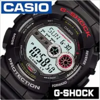 在飛比找Yahoo!奇摩拍賣優惠-CASIO 手錶 G-SHOCK強悍黑金亮眼GD-100-1