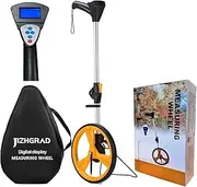 JIZHGRAD Measuring Wheel Digital Display, 12.5 '' Foldable Distance Measuring Wheel in Feet/Meter, with Rainproof Backpack