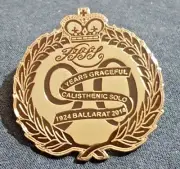 PIN MEDAL BADGE ROYAL SOUTH STREET BALLARAT EISTEDDFOD 2013 SOLO CALISTHENIC