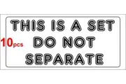 THIS IS A SET DO NOT SEPARATE shipping label adhesive warning mailing sticky sticker 56x25mm