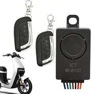 Scooter Alarm with Remote - Multifunctional Anti Theft Security Alarm System Scooter Motion Sensor Alarm | Portable Motorcycle Alarm Electric Bikes Alarm System for Motorcycle Scooters