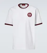 [Gucci] Gucci Printed cotton jersey T-shirt AU 99 white