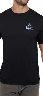 NWT Travis Mathew Black Pima Cotton Dolphin Watch Shirt Mens Medium