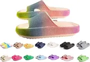 [YAQUEKOU] Bathing Shoes Boys Girls Original Slippers Bathing Slippers Cloudyzz Slippers Cloud Slippers Unisex Children's Home Slippers Non-Slip Mules Summer Garden Flip Flops, 02 A, 30/31 EU