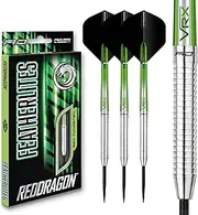 RED DRAGON Featherlite Tungsten Professional Darts Set with Flights and Shafts (Stems)