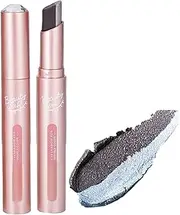 1Pc Dual Tone Eyeshadow Stick Soft Shimmer Finish Waterproof Sweatproof Smudge Proof Blendable Creamy Eyeshadow Pen for Easy Makeup Type 10 One Size