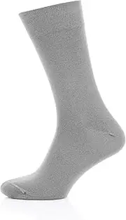 [pants & sox] 6 Pairs Crew Business Socks Size 11-14 Grey