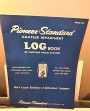 Rare Pioneer Standard Vintage Ham Radio Log Book Logbook (original, unused)