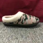 New Womens Clarks Cloudsteppers 26164166 Olive Camo Lenox Dream Slippers Size 8
