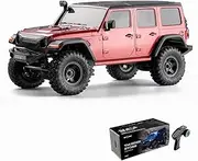 1/18 Thunder Storm RC Crawler, 4X4 Off Road RC Rock Crawler,Waterproof All Terrain RC Cars with 2S 380mah Battery, Charger for Adults, RTR (Red)