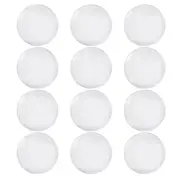 12 Pcs 1.65" Door Stopper Wall Protector Adhesive Rubber Door Bumper Guard Clear