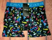 MENS CRAZY BOXER DISNEY GOOFY BOXER BRIEF SIZE M (32/34)