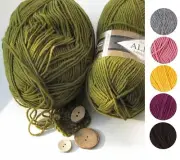 Yarn Alize Lana Gold Classic yarn Alize Lanagold yarn wool blend yarn wool yarn