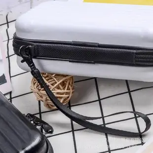 新款多功能PC硬殼防水旅游化妝包洗漱包7寸小行李箱手拿收納包ABS