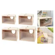 Bird Nest Box Hanging House with Viewing Window Parakeet Nesting Box Bird Nest