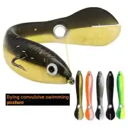 5pcs Soft Fishing Lures Swing Tail Bait Silicone Small Bait For Fishing T4X9