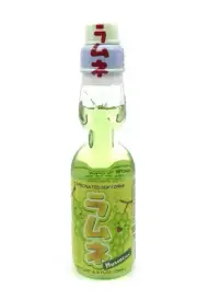 Ramune (6)bottles Muscat(green Grape) flavor Japanese Marble Soda