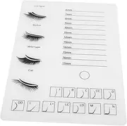 OATIPHO Acrylic Lash Pallet Thickened Lash Tile for Eyelash Extensions Durable Organizer for Professional Beauty Salon Use