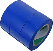 COSMEVIVI 3 Rolls Heavy Duty Blue Shipping Tape Wide Long Versatile Packaging Tape for Moving Logistics and Commerce for Boxes and Bags