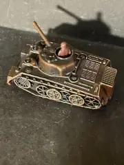 Vintage Die-Cast Miniature Pencil Sharpener Tank Army No. 9642