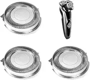 3 Pcs SH30 Shaver Replacement Heads, Shaver Blades Compatible with Philips Series 1000/2000/3000/5000/AT8xx/AT7xx/PT7xx, Stainless Steel Razor Blades, Men's Electric Shaving Head Accessories