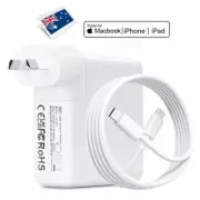 96W USB-C Power Adapter MacBook Pro 16 15 M1 M2 Type C Charging Cable Charging